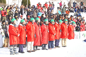 町民を中心とするボランティア