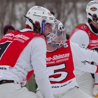 ２８回昭和新山国際雪合戦に出場したカナダチーム　テレビ放送