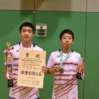 バドミントン全国大会3位入賞！