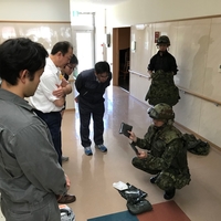 陸上自衛隊有珠山噴火災害対処訓練