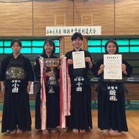 剣道女子中体連胆振制覇！