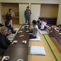 壮瞥温泉団地自治会で「もち配り」