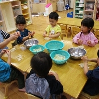 食育クッキング～「もやしをポキポキ」