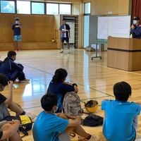 壮瞥中学校で一日防災学校