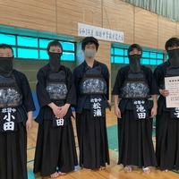 剣道　中体連胆振予選大会3位