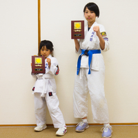 姉妹で揃って優勝しました