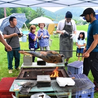 仲洞爺キャンプ場でビアガーデンが開催されました