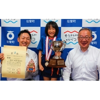 清水玲空さんが、バドミントンで全国優勝！