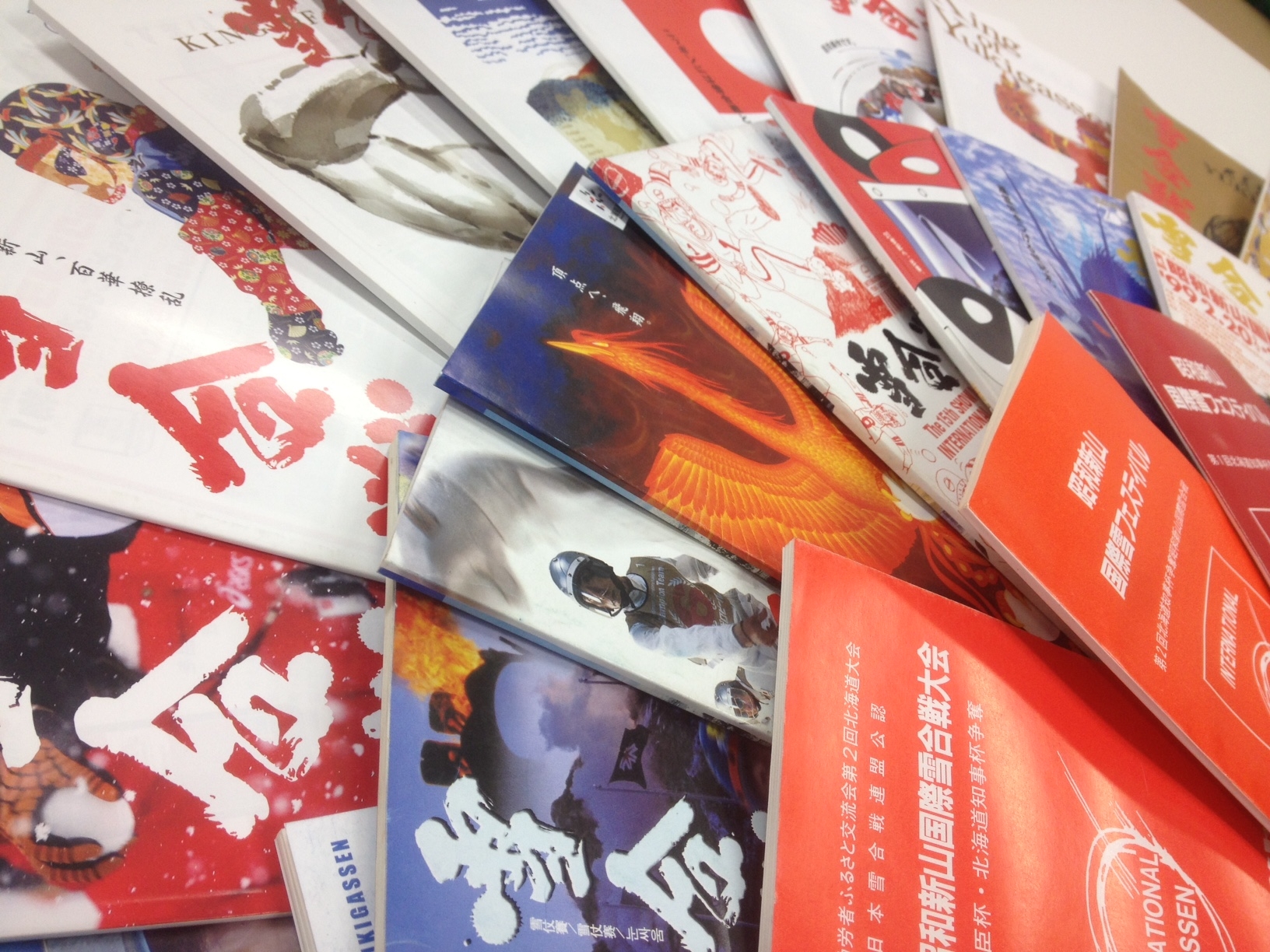 壮瞥町の雪合戦のパンフレットの写真