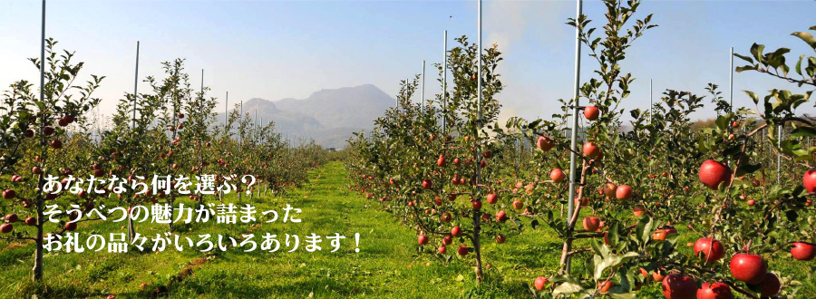 そうべつの魅力が詰まったお礼の品々がいろいろあります！